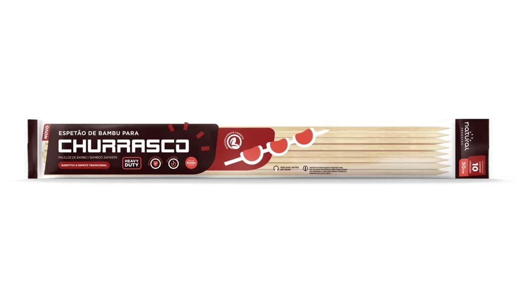 Espetao de Bambu 50cm